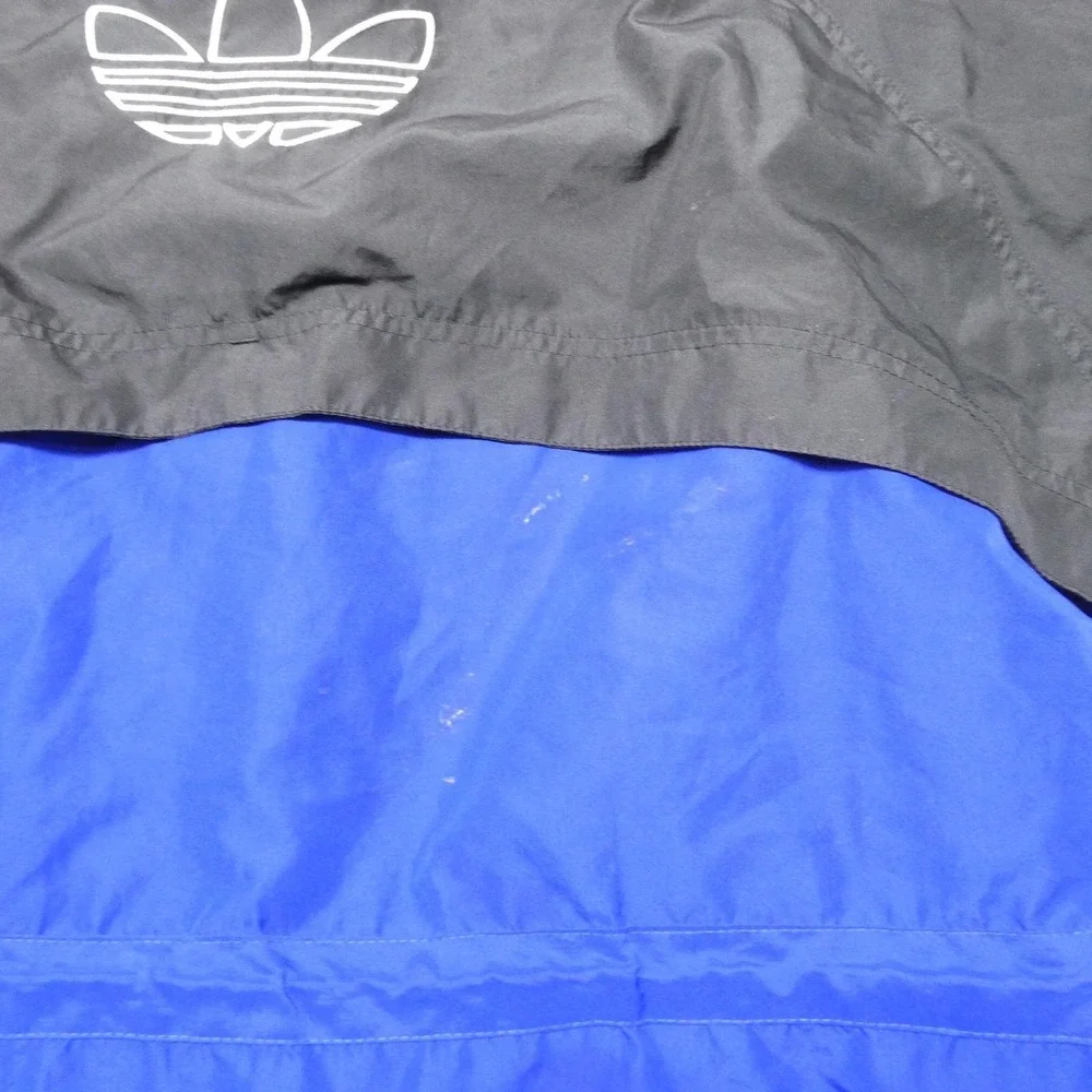 Vintage Adidas Originals Jacket Mens Large Blue Colorblock Windbreaker 90s